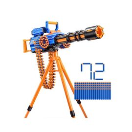 Игрушечное оружие Zuru X-Shot Быстрострельный бластер Insanity-Motorized Rage Fire Gatlin Gun со штативом (72 патронов (36605R)
