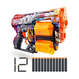 Іграшкова зброя Zuru X-Shot Швидкострільний бластер Skins Dread Boom (12 патронів) (36517A)