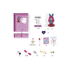 Набор для творчества Djeco Брошка Bunny Girl Factory E-text (DJ09320)