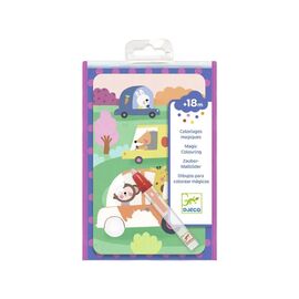 Набор для творчества Djeco В море, в небе, на земле художественный комплект для рисования водой (DJ09074)