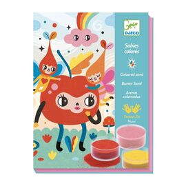 Набор для творчества Djeco Прекрасно мило художественный комплект рисования цветным песком (DJ08678)