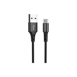 Дата кабель USB 2.0 AM to Micro 5P 1.0m BX20 Enjoy 2A Black BOROFONE (BX20MB)