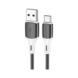 Дата кабель USB 2.0 AM to Type-C 1.0m BX79 3A Black BOROFONE (BX79CB)
