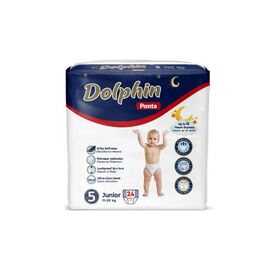 Подгузники Dolphin Dolphin 5 junior 11-25 кг 24 шт (8680131207244)