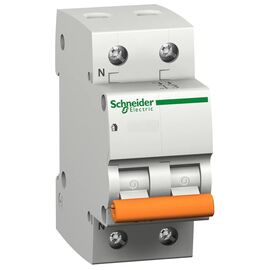 Автоматический выключатель Schneider Electric BA63 1P+n 10A C (11212)