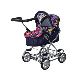 Коляска для кукол Melogo 9680W black/multi (Melogo 9680W black/multi)