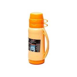Термос Stenson зі скляною колбою 2 чашки 1.0л Жовтий (Stenson MT-3321 yellow)