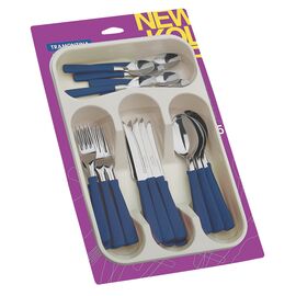 Набор столовых приборов Tramontina New Kolor 25 предметів в лотку Синій (23198/175)