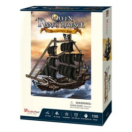 Пазл Cubic Fun Трехмерная головоломка-конструктор Корабль Месть королевы Анны (T4035h)