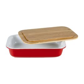 Форма для выпечки Limited Edition Casa прямокутна 32 х 20,5 х 6 см 2 л Червона (S12)