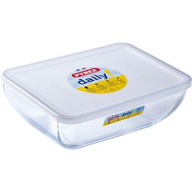 Форма для выпечки Pyrex Daily з кришкою прямокутна 27 х 22 см 3.5 л (344P000/3043)
