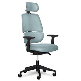 Офісне крісло Mealux Leo Air Plus Grey / Blue (Y-546 KBGL)