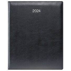 Еженедельник Brunnen датированный 2024 Бюро Soft Черный A4 76 листов (73-761 36 904)