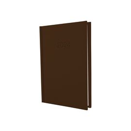 Тижневик Economix датований 2024 SATIN коричневий, А5 (E21612-07)