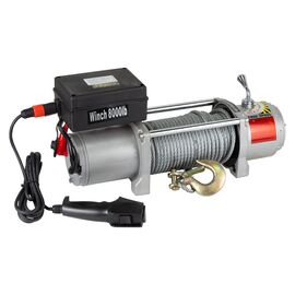 Лебедка Sigma автомобильная электрическая 12V, 8000lbs, трос 29м (6130031)