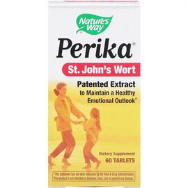 Травы Nature's Way Экстракт Зверобоя, Perika, St. John's Wort, 60 таблеток (NWY06560)