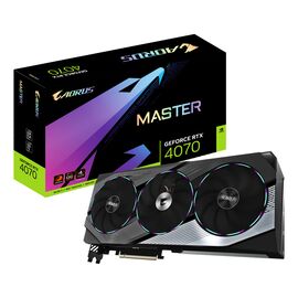 Видеокарта GIGABYTE GeForce RTX4070 12Gb AORUS MASTER (GV-N4070AORUS M-12GD)