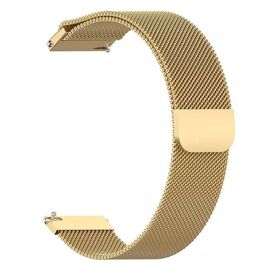 Ремінець до смарт-годинника BeCover Milanese Style для Samsung Galaxy (20mm)/Watch 5/ Watch 4.../Gear S2 Classic/Gear Sport Gold (707674)