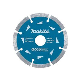 Круг отрезной Makita алмазный по бетону сегментный 125х22.23 мм (D-41595)