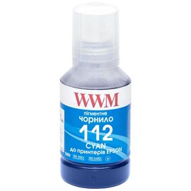 Чернила WWM Epson L11160/6490 №112 140г Cyan pigmented (E112CP)