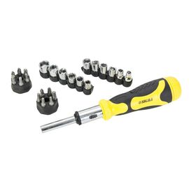 Отвертка Sigma с реверсом + насадки торцевые 1/4” 27шт CrV (4002121)