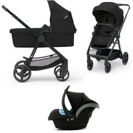 Коляска Kinderkraft 3 в 1 Newly Classic Black (KSNEWL00BLK3000) (5902533921850)