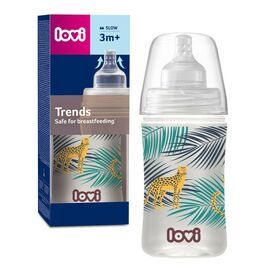 Бутылочка для кормления Lovi Trends 250 мл - Jungle Vibes (21/594)