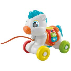 Каталка Clementoni музыкальная Pull Along Baby Pony (17812)