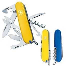 Нож Victorinox Climber Ukraine Жовто-синій (1.3703.8.2)