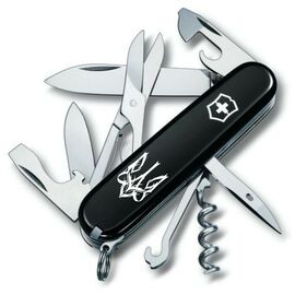 Ніж Victorinox Climber Ukraine Тризуб готичний (1.3703.3_T0630u)