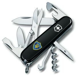 Нож Victorinox Climber Ukraine Тризуб на щиті (1.3703.3_T1080u)