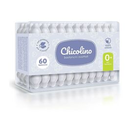 Ватные палочки Chicolino с ограничителем, 60 шт (4823098407485)