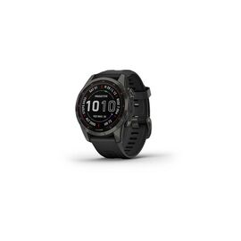 Смарт-часы Garmin fenix 7S Sapphire Sol,Carbon Gray DLC Ti w/ith Blk Band, GPS (010-02539-25)