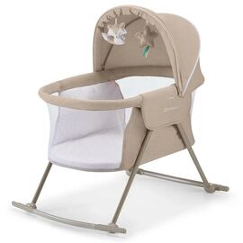 Кроватка Kinderkraft качели Lovi Beige 3 в 1 (5902533913527)