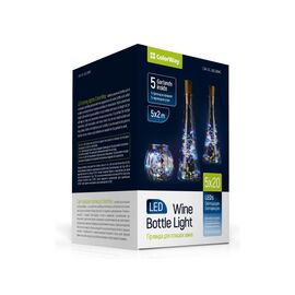 Гирлянда ColorWay пробка для бутылки на батарейках LED 20/2М (5шт/уп) цветная (CW-GC-20L2BMC)