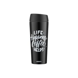 Термочашка Ardesto Coffee Time 450 мл Чорна (AR2645BC)