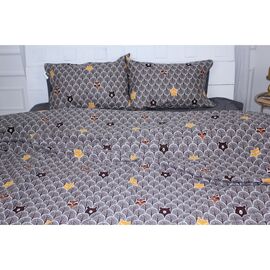 Постельное белье MirSon Бязь Ranforce Elite 17-0526 Fabulous forest grey Односпальный (2200004665818)