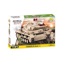 Конструктор Cobi Вторая Мировая Война Танк Panzer III, 780 деталей (COBI-2562)