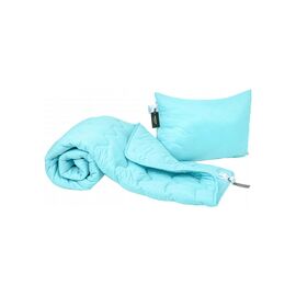 Одеяло MirSon Набор Eco-Soft Всесезонный 1694 Eco Light Blue Одеяло + поду (2200002655354)
