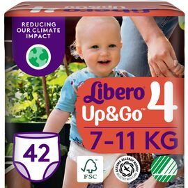 Подгузник Libero Up&Go Размер 4 (7-11 кг) 42 шт (7322541742243)