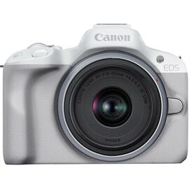 Цифровой фотоаппарат Canon EOS R50 + RF-S 18-45 IS STM White (5812C030)
