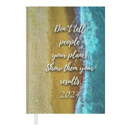 Еженедельник Buromax датированный 2024 POSH A5 бирюзовый (BM.2118-06)