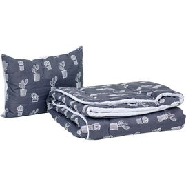 Одеяло MirSon Набор Tencel Зима №3700 Print Line Thomas (одеяло + подушка средняя) 200х220+50х70 (2200004848402)