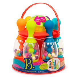 Ігровий набір Battat Сяючий боулінг (червоний) (BX1955)