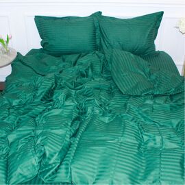 Постельное белье MirSon SatinStripe 30-0017Green 143х210 Полуторный (2200005254066)