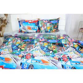 Постельное белье MirSon Бязь Ranforce Elite 17-0260 Red Car двухспальный (2200004674681)