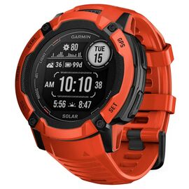 Смарт-часы Garmin Instinct 2X, Solar, Flame Red, GPS (010-02805-01)