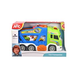 Спецтехніка Dickie Toys Транспортер Хеппі. Скання з м'якою машинкою зі звуковими та світловими ефектами 42 см (3817003)