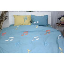 Постельное белье MirSon Бязь Ranforce Elite 17-0421 Music Семейный (2 x 160x220) (2200004734309)