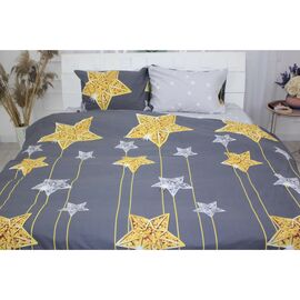 Постільна білизна MirSon Бязь Ranforce Elite 17-0422 Golden Star Двоспальний (2200004671550)